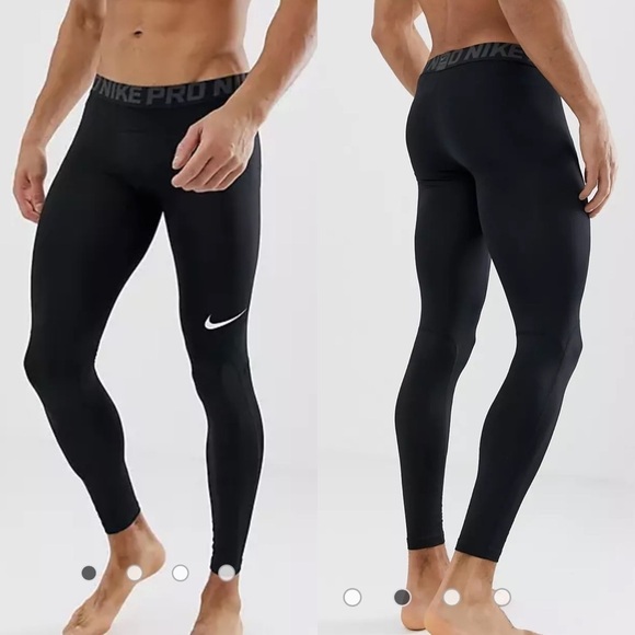 Nike Training Pro Training Leggings Tights Black - Picture 1 of 8